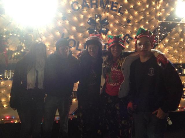 3172 at Putnam Lake FD Holiday Parade (L-R Roisin Dowd, James Gallagher, Cathleen O'Brien, Melissa Depass and Kevin Durmer)